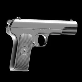 Type 51 Pistol 3d model