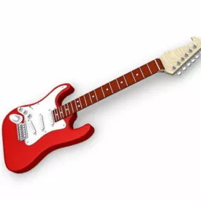 Fender Electric Guitar 3d model