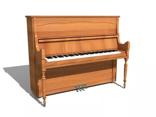 Computer Keyboard Black Keys 3d model
