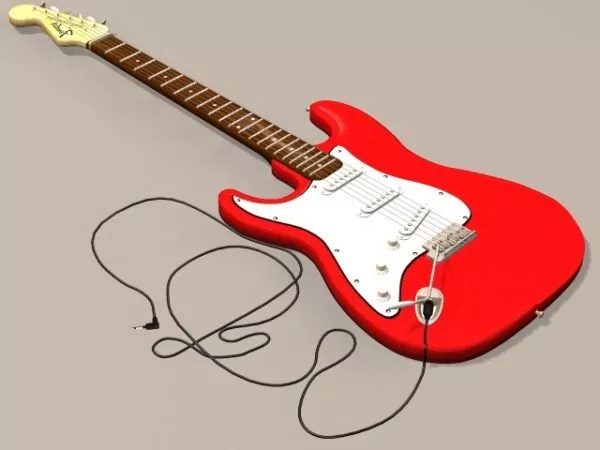 Symphony Electric Guitar 3d model