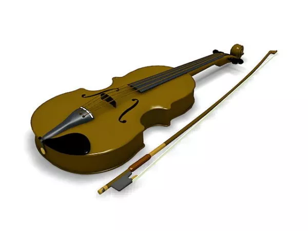 Violin Instrument 3d model Violin Instrument 3d model
