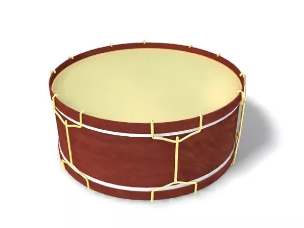 Tambor Drum Instrument 3d model Tambor Drum Instrument 3d model