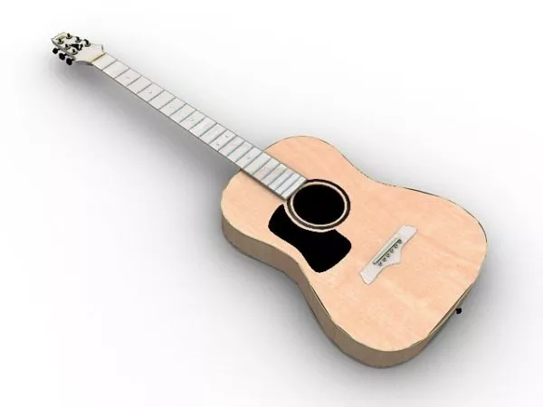 Classical Guitar 3d model Classical Guitar 3d model