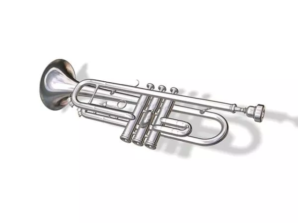 C Trumpet 3d model C Trumpet 3d model