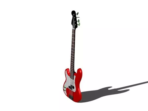 Lowpoly Classic Guitar 3d model