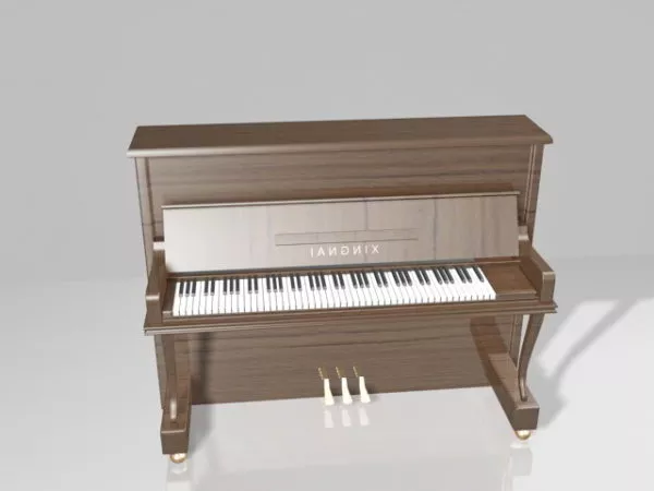 Rhodes Organ Keyboard 3d model