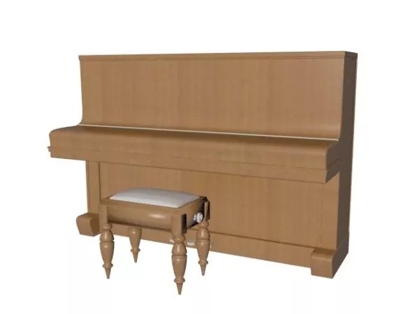 Harp Instrument Lowpoly 3d model