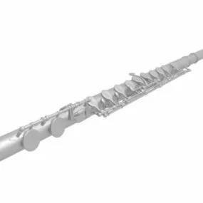 Western Classical Flute 3d model