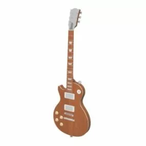 Electric Bass Guitar 3d model