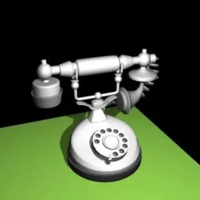 Vintage Telephone 3d model