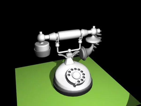 Vintage Telephone 3d model Vintage Telephone 3d model