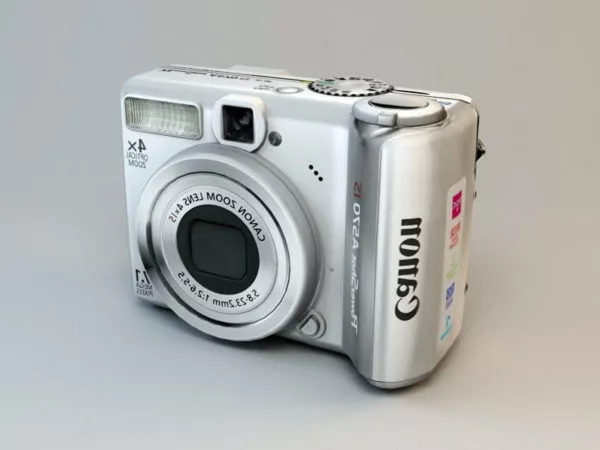 Canon Eos 1dx Digital Camera 3d model