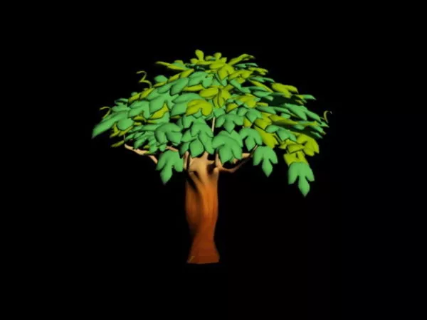 Cartoon Tree 3d model Cartoon Tree 3d model
