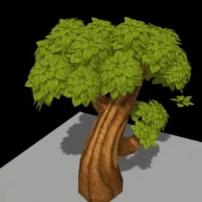 Cartoon Tree 3d model