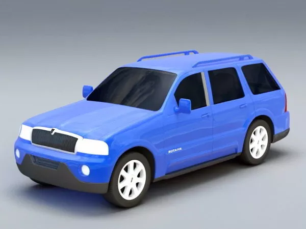 Coupe Suv Car 3d model