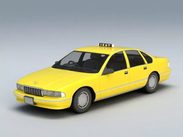 Chevrolet Caprice Taxi 3d model Chevrolet Caprice Taxi 3d model