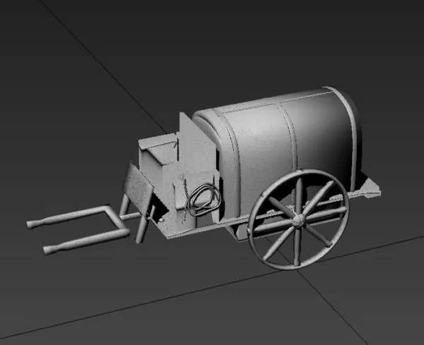 Old Wagon 3d model Old Wagon 3d model