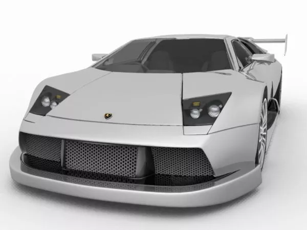 Pink Lamborghini Roadster 3d model