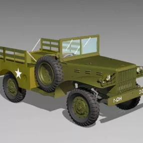 Dodge Wc51 Truck 3d model