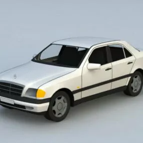 Modern Classic Mercedes Sedan 3d model