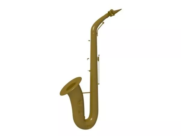 Sopranino Saxophone 3d model Sopranino Saxophone 3d model