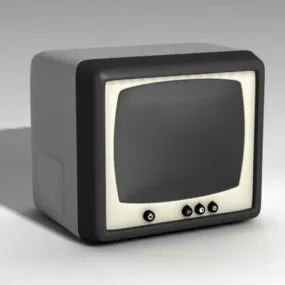 Old Crt Monitor 3d model