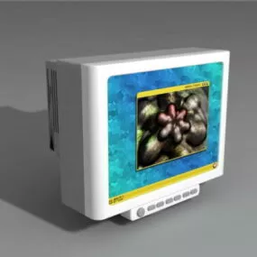 Crt Monitor 3d model