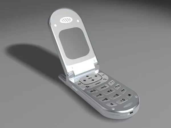 Old Cell Phone 3d model Old Cell Phone 3d model