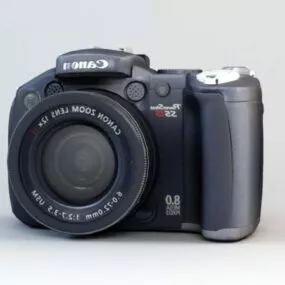 Canon Powershot S5 Is Camera 3d model