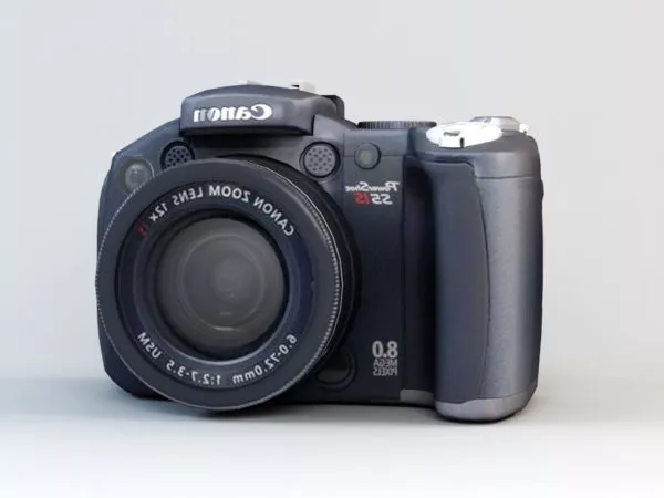 Vintage Nikon Slr Camera 3d model