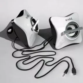 Mini Computer Speakers 3d model