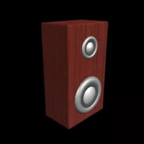 Mini Bookshelf Speaker 3d model