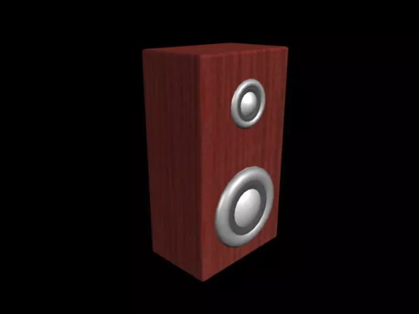 Speaker With Subwoofer 3d model