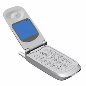 Old Flip Phone 3d model