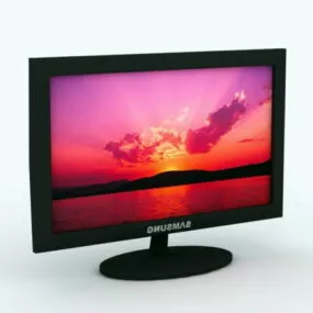 Samsung Lcd Monitor 3d model