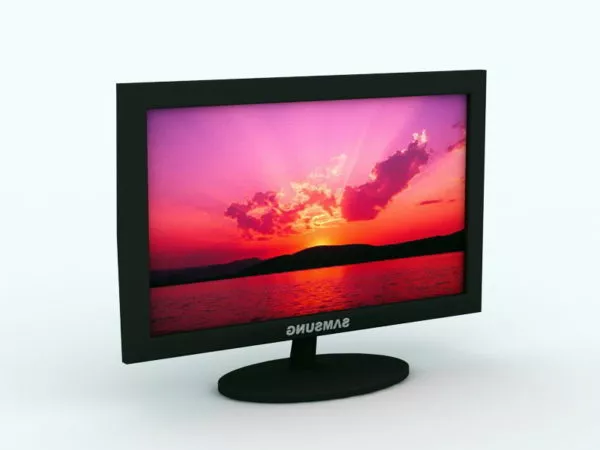 Samsung Lcd Monitor 3d model Samsung Lcd Monitor 3d model