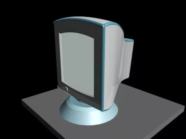 Old Monitor 3d model Old Monitor 3d model