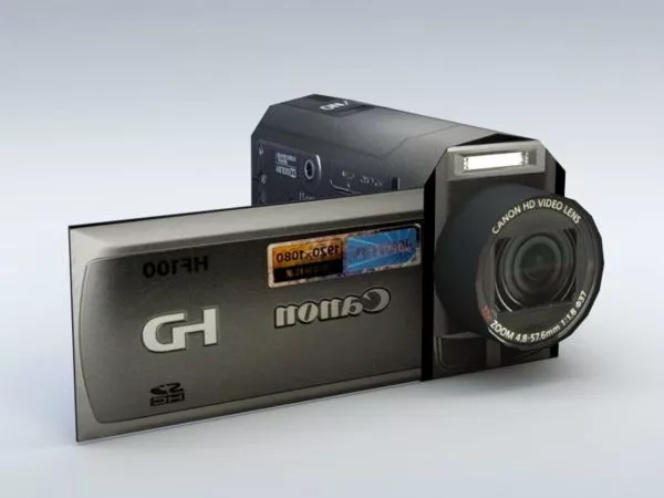 Canon Camera Dv 3d model Canon Camera Dv 3d model