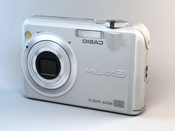 Casio Exilim Ex-z1200 3d model Casio Exilim Ex-z1200 3d model