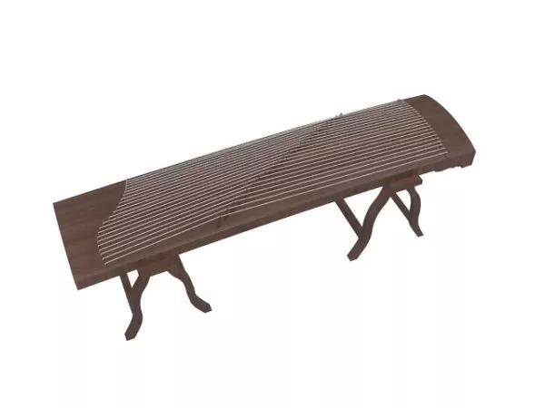 Chinese Guzheng 3d model Chinese Guzheng 3d model