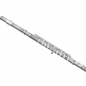 Transverse Flute 3d model