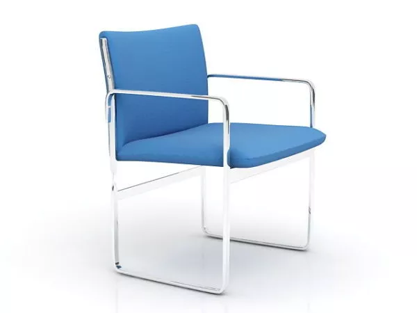 Modern Chrome Chair 3d model Modern Chrome Chair 3d model