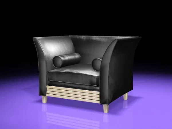 Leather Sofa Office 3d model Leather Sofa Office 3d model