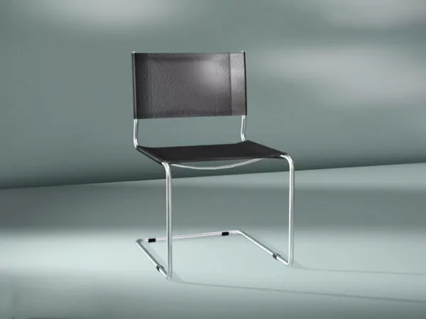 Chrome Cantilever Chair 3d model Chrome Cantilever Chair 3d model