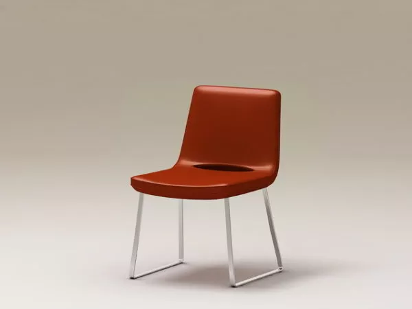 Modern Metal Chair 3d model Modern Metal Chair 3d model