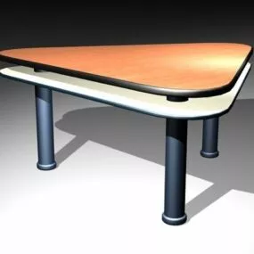 Triangle Office Desk 3d model
