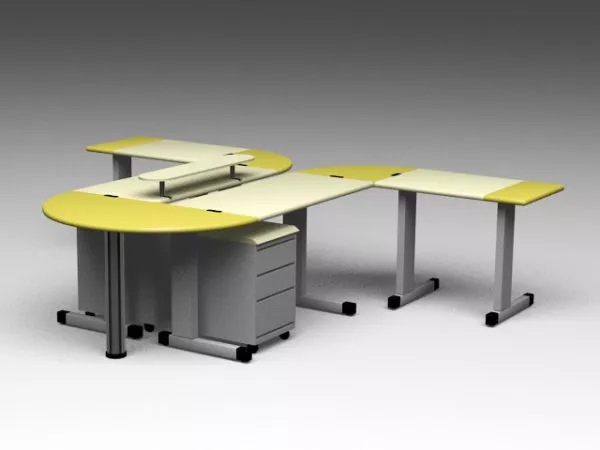 Modern Office Workstations 3d model Modern Office Workstations 3d model