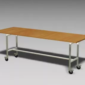 Mobile Office Desk Workstation 3d model