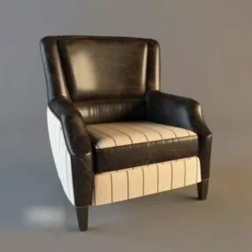 Chelsea Classic Leather Arm Chair 3d model