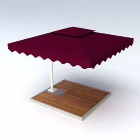 Outdoor Patio Umbrella 3d model